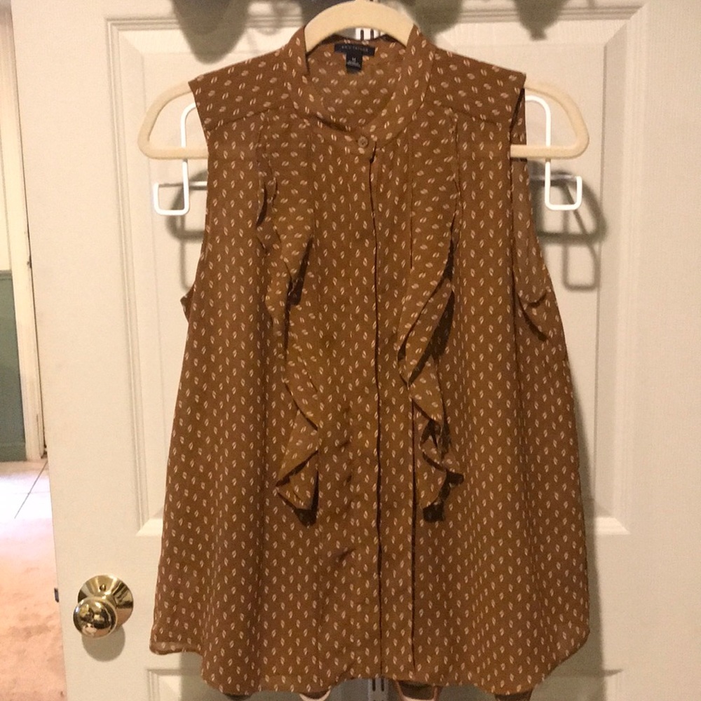 Sleeveless Ann Taylor blouse